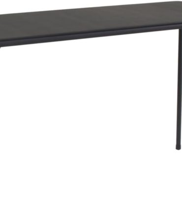 20" x 48" Vinyl Top Folding Table, Black