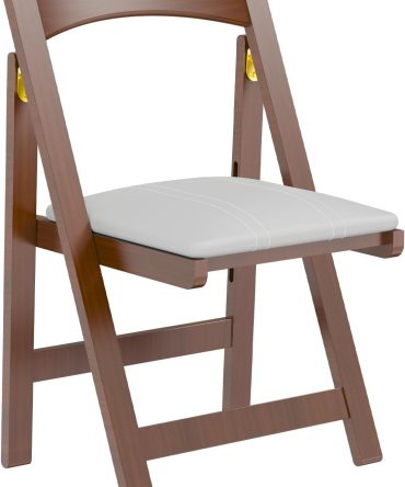 Folding Chairs with Padded Cushion,Wooden Foldable Portable Commercial Chair Bamboo Folding for Indoor and Outdoor Events Party Chair for Home Office, Guest Room,Conference Room